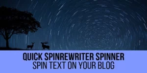 Quick SpinRewriter Spinner WordPress Plugin – CodeRevolution 1.0.3破解版插件