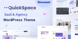 QuickSpace SaaS and Agency WordPress Theme 1.0.0破解版主题