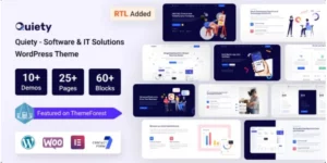 Quiety – Software IT Solutions WordPress Theme 5.5.0破解版主题