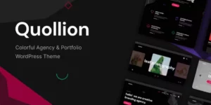 Quollion Colorful Agency Portfolio Theme 1.0.2破解版主题