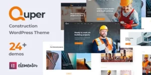 Quper Construction and Architecture WordPress Theme 1.5破解版主题