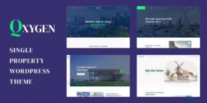 Qxygen Single Property WordPress Theme 1.0.5破解版主题
