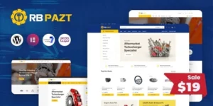 RBpazt Auto Parts WooCommerce Theme 1.9.2破解版主题
