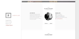 RIVAL One Page Vcard WordPress Theme 1.0破解版主题