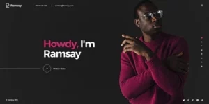 Ramsay Personal CV/Resume WordPress Theme 1破解版主题