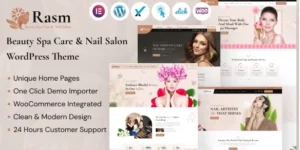 Rasm – Beauty Spa Care Nail Salon WordPress Theme 1.0.0破解版主题