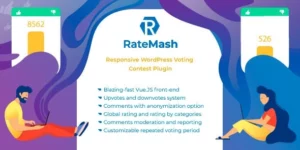 RateMash Responsive WordPress Voting Contest Plugin 1.0破解版插件