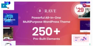 Rave MultiPurpose Business WordPress Theme 1.0.1破解版主题