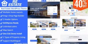 ReEstate Real Estate with MLS IDX Listing Realtor Theme 2.6.1破解版主题