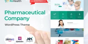 ReHealth Medical Drug Store WordPress Theme 1.0.1破解版主题