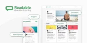 Readable Blogging WordPress Theme Focused on Readability 2.3.1破解版主题