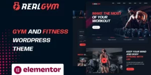 RealGym Gym and Fitness WordPress Theme WordPress Theme 1.0.1破解版主题