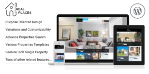 RealPlaces Estate Sale and Rental WordPress Theme 1.9.4破解版主题
