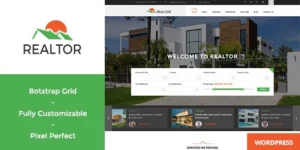 Realtor Responsive Real Estate WordPress Theme 1.4.1破解版主题