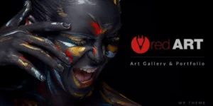 Red Art | Artist Portfolio 2.8破解版主题