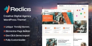 Redias Creative Digital Agency WordPress Theme 1.0.0破解版主题