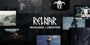 Reinar A Nordic Inspired Music and Creative WordPress Theme 1.2.7破解版主题
