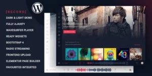 Rekord Ajaxify Music Events Podcasts Multipurpose Theme 1.5.2破解版主题