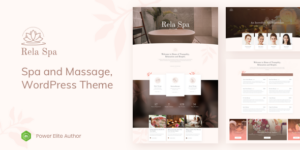 Rela Spa Massage WordPress Theme 1.2.2破解版主题