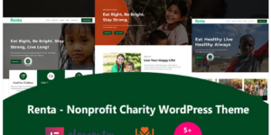 Renta Nonprofit Charity WordPress Theme 1.0.0破解版主题
