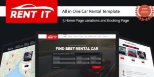 Rentit Multipurpose Vehicle Car Rental WordPress Theme 1.8.5破解版主题