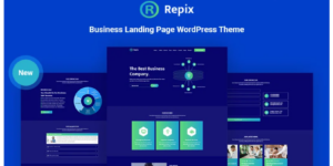 Repix Business Landing Responsive WordPress Theme 1.0.1破解版主题