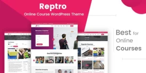 Reptro Online Course WordPress Theme 2.1破解版主题