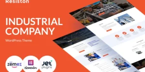 Resiston Industrial Company WordPress Elementor Theme WordPress Theme 1.0.1破解版主题