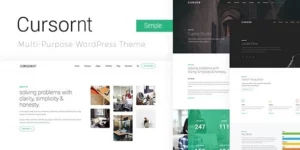Responsive Business WordPress Theme Cursornt 2.3.1破解版主题