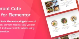 Restaurant Cafe Addon for Elementor 1.5.4破解版插件