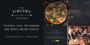 Restaurant Vincent WordPress Theme 43.1破解版主题