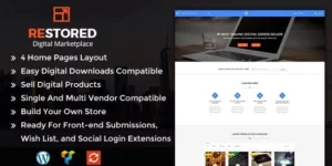 Restored MarketPlace WordPress Theme 1.4破解版主题