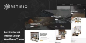 Retirio Architecture and Interior WordPress Theme 1.0破解版主题