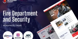 Retter Fire Department and Security WordPress Theme 1.0.1破解版主题