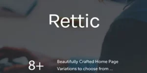Rettic Creative Agency WordPress Theme 1.5破解版主题