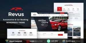 Revus Automotive Car Rental WordPress Theme 1.7.8破解版主题
