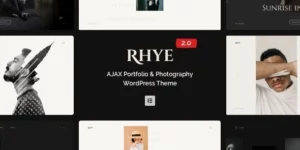 Rhye AJAX Portfolio WordPress Theme 2.9.7破解版主题