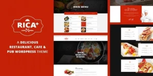 Rica Restaurant Pub WP Theme 1.9 1.9破解版主题