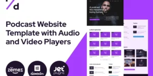 Richard Dream Podcast Website Template with Audio and Video Players WordPress Theme 1.1.0破解版主题