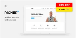 Richer Responsive Multi-Purpose Theme 3.2.5破解版主题