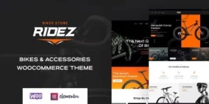 Ridez Bike Shop Elementor WordPress Theme 1.0.5破解版主题