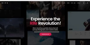 Rife Pro – Creative WP Theme​​ 2.4.17破解版主题