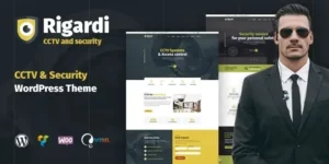 Rigardi CCTV Security Company Body Guard WordPress Theme 1.1.5破解版主题
