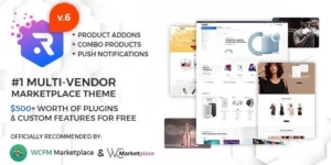Rigid WooCommerce Theme for WCFM Multi Vendor Marketplaces and single shops 6.1.9破解版主题