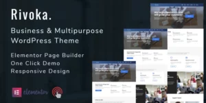 Rivoka Business And Multipurpose WordPress Theme 1.0.0破解版主题