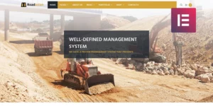 Roadastan Road Construction WordPress Elementor Theme WordPress Theme 1.1.1破解版主题