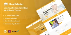 Roadmaster Construction and Building WordPress Theme 1.0.0破解版主题