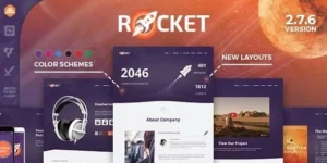 Rocket Creative Multipurpose WordPress Theme 2.9.3破解版主题
