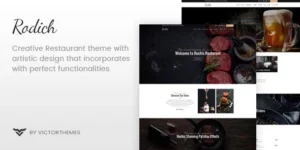 Rodich A Restaurant WordPress Theme 2.2破解版主题
