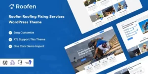 Roofen Roofing Fixing Services WordPress Theme 1.0.0破解版主题